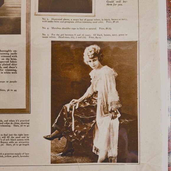 1918 Womens‎ Fashion Ready Made Apparel 1910s Original Vtg Magazine Page - Picture 7 of 7